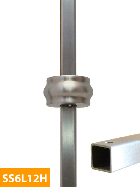 who 12mm Square Single Knuckle Level Baluster - SS6L12H