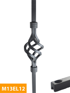 purchase 12mm-square-Extra-Level-Plain-Cage-Mild-Steel-Baluster-M13EL12