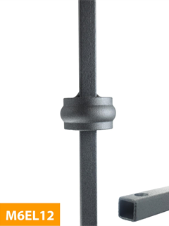 buy 12mm-square-Extra-Long-Single-Knuckle-Level-Mild-Steel-Baluster-M6EL12H