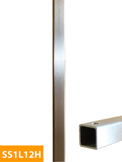 order 12mm-square-Plain-Level-Stainless-Steel-Baluster-SS1L12H