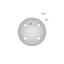 where Round Base Plate 120X6mm with 4 fixing holes