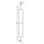who 12mm Square Swiss Panel Level Baluster - M29L12