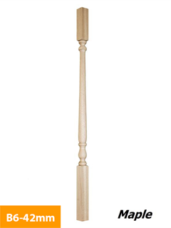 purchase 42mm-Maple-Timber-Baluster-Square-Turned-B6-42