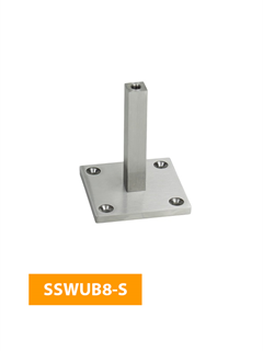 buy 80mm-Top-Mounted-Handrail-Bracket-for-Dwarf-Rail-SSWUB8-S