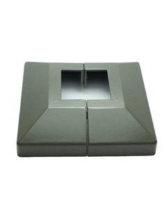 obtain Cover Plate for 40X40 mm Post, Woodland Grey