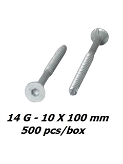 obtain 14g x 100mm Galvanised Bugle Timber Screws - 500pcs