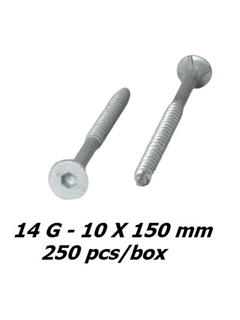 order 14g x 150mm Galvanised Bugle Timber Screws - 250pcs