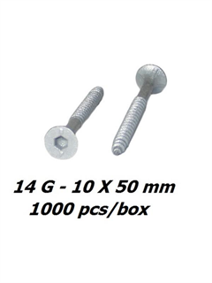 buy 14g x 50mm Galvanised Bugle Timber Screws - 1000pcs