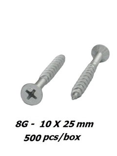 purchase 8g x 25mm Treated Pine Phillips Drive Screws - 500pcs