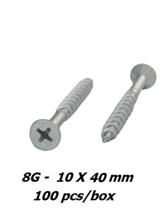 obtain 8g x 40mm Treated Pine Phillips Drive Screws - 100pcs