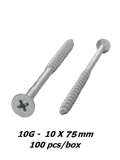 buy 10g x 75mm Treated Pine Phillips Drive Screws - 100pcs