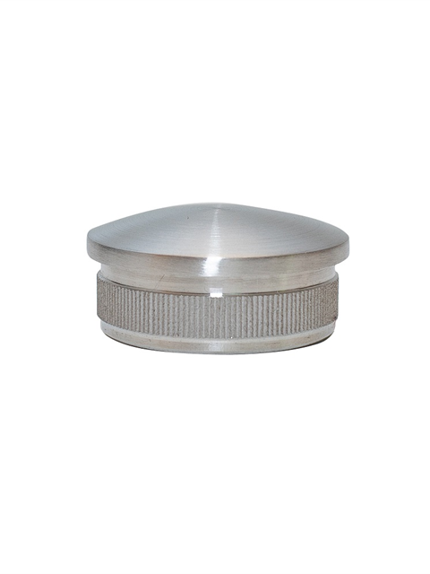 where End Cap for 50.8mm Tube, SS-316, Satin Finish