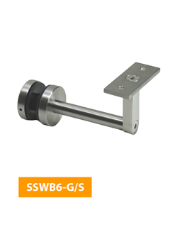 buy Glass-Handrail-Bracket-with-Flat-Rectangular-Top-SSWB6-G-S
