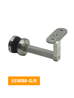 purchase Glass-Handrail-Bracket-with-Flat-Rounded-Top-SSWB8-G-R