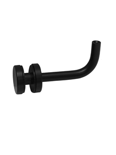 buy 84mm Handrail Bracket for Glass - No Top - SSWB1-G - Black