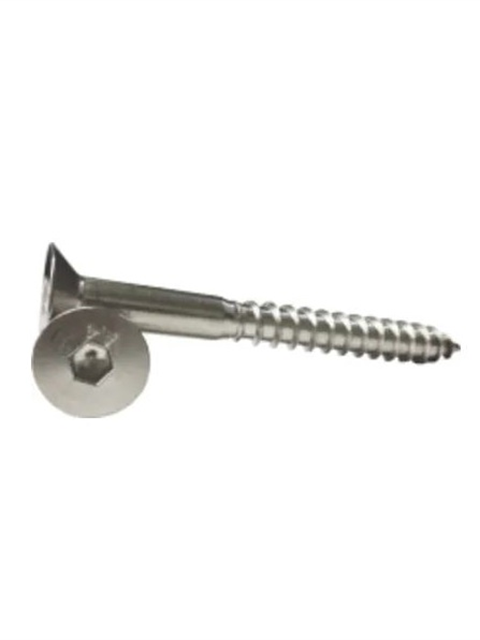 how M10X100mm Stainless Countersunk Coach Screw