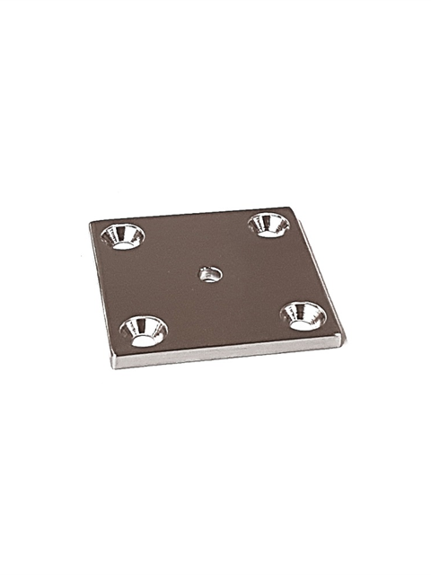 where Square Base Plate 80X80X6mm with 4 fixing holes