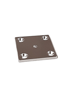 purchase Square Base Plate 80X80X6mm with 4 fixing holes