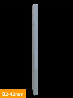 order 42mm Blue Pine, Chamfered External Timber Baluster B2-42, 960mm