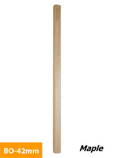 buy 42mm Maple Plain Square Timber Baluster BO-42