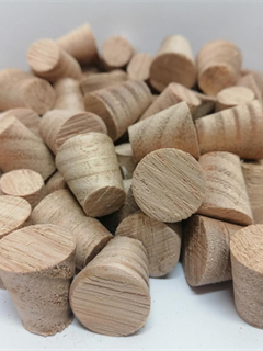 buy Tapered Timber Plug TP12, 14-9mm - Victorian Ash