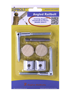 obtain Zipbolt, UT Angled Railbolt (Blister Pack) 11.560